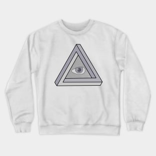 The Impossible Triangle and The Eye of God Crewneck Sweatshirt